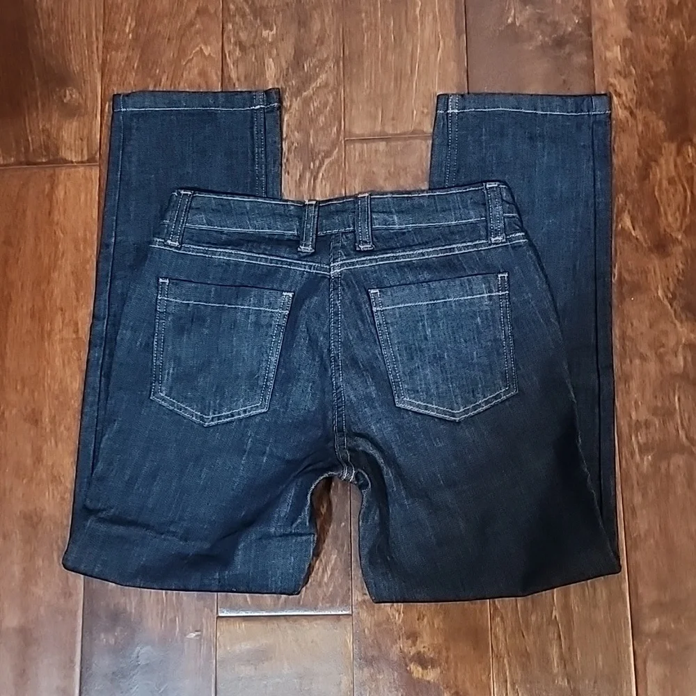 Boden true straight dark wash jeans cropped/ankle